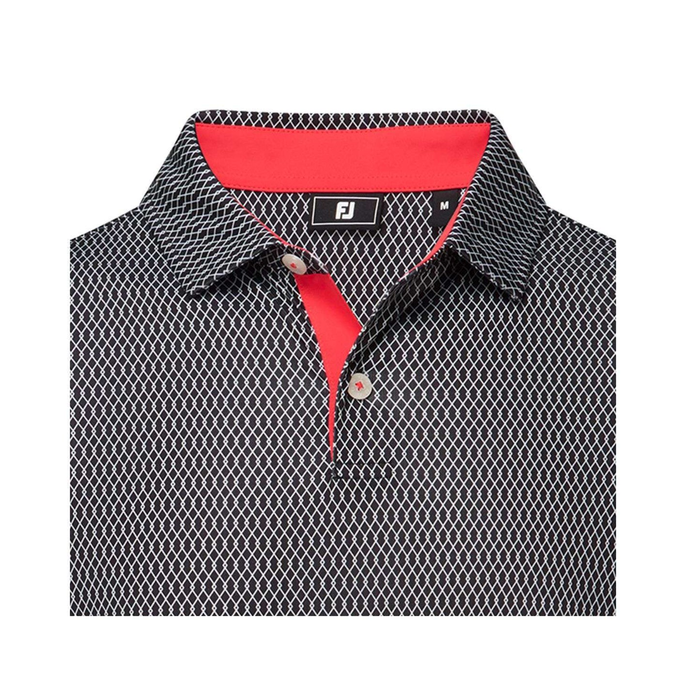 FootJoy Irongate Print Lisle Golf Shirt 32586