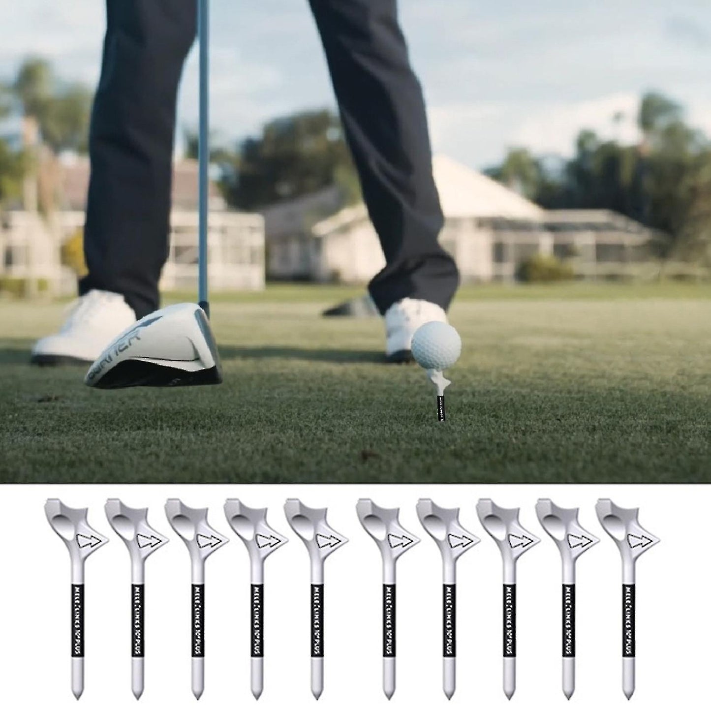 PC 10pcs Golf Tee PACK-MELELINKS