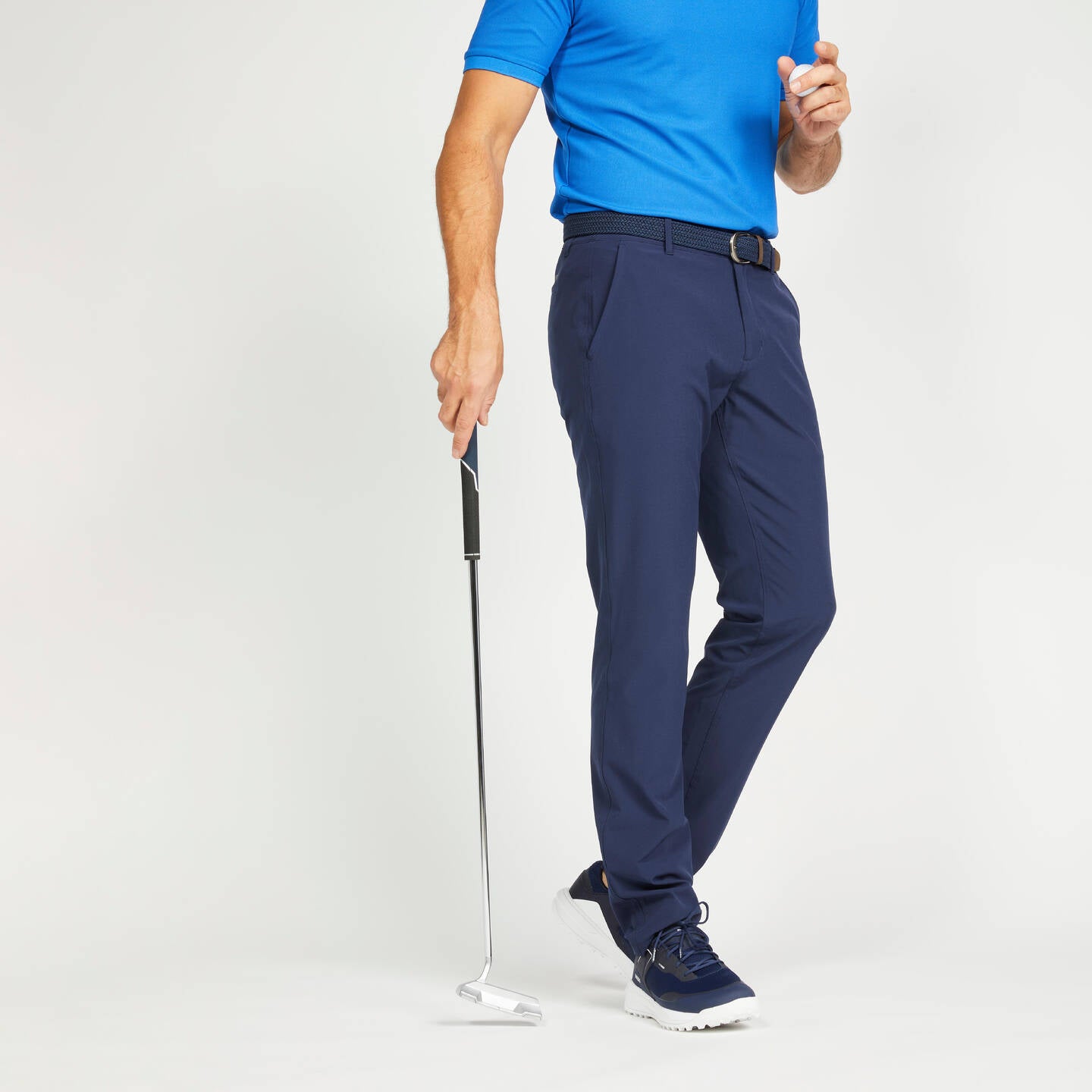 Pantaloni Da Golf Uomo - Tessuto Elasticizzato, Traspirante, UPF 50, Con Tasche Multiple, Per Sport E Tempo Libero - Foto 6