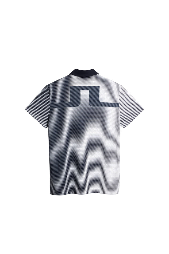 J.LINDEBERG MARVIN STRIPE POLO WHITE GMJT13339 0000