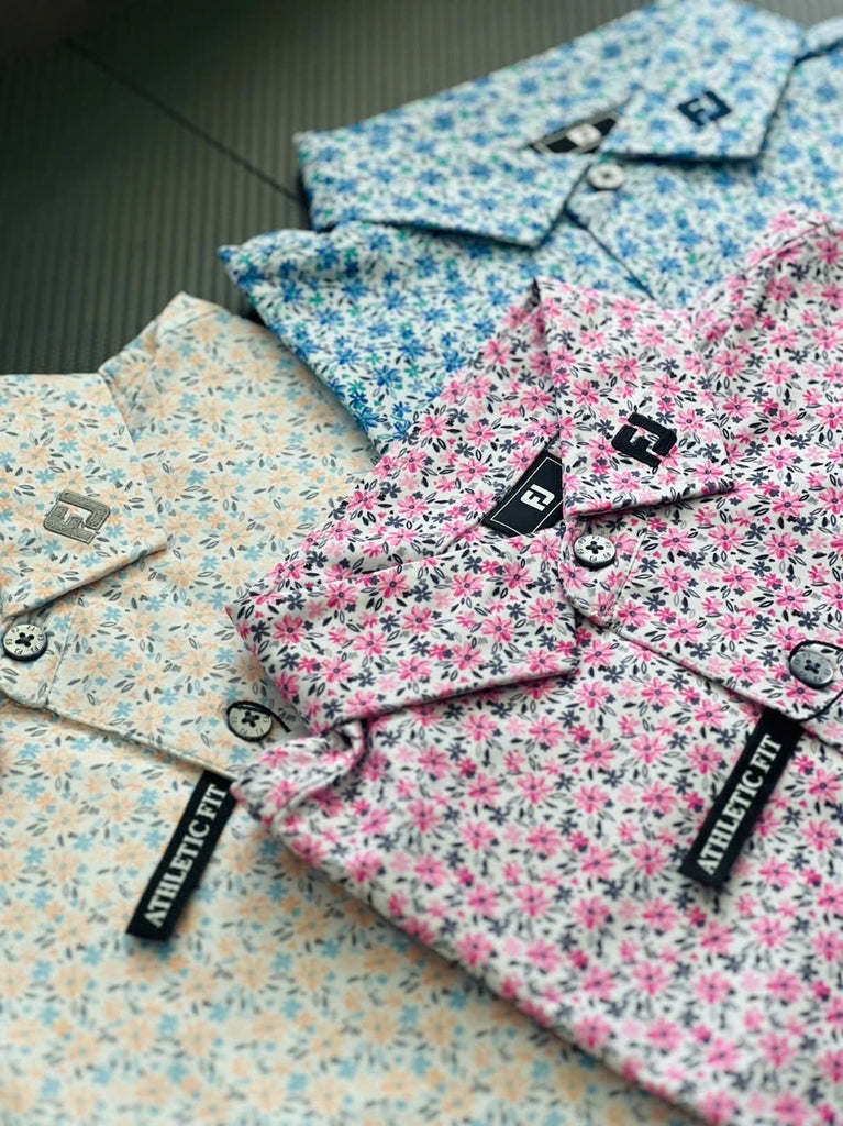 FootJoy Allover Floral Golf Shirt 31379
