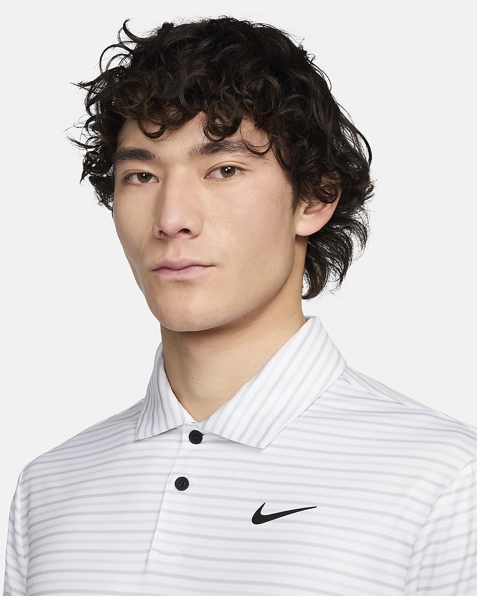 Nike Tour Men's Dri-FIT Striped Golf Polo FD5932-100