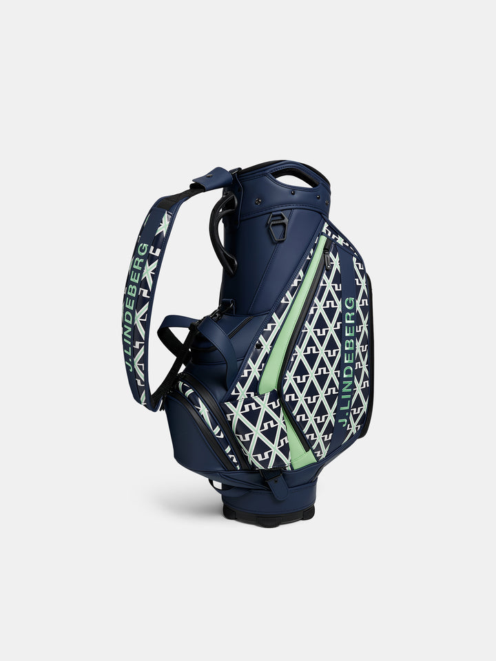 J.LINDEBERG STAFF BAG PRINT GEO JL NAVY