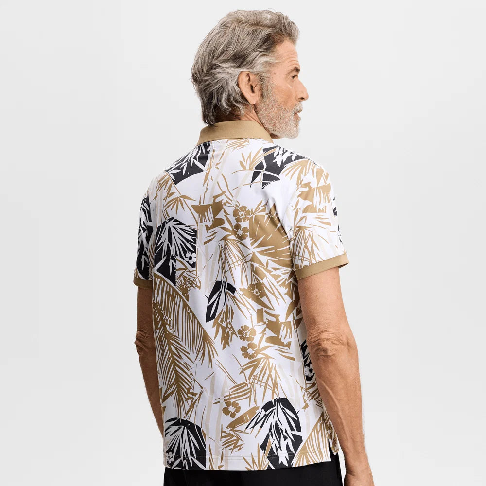 Tour Tech Print Polo| J.Lindeberg A068