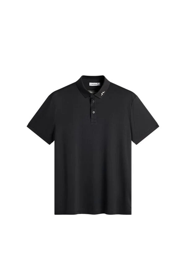 Herren KV Print Polo, Black | J.Lindeberg