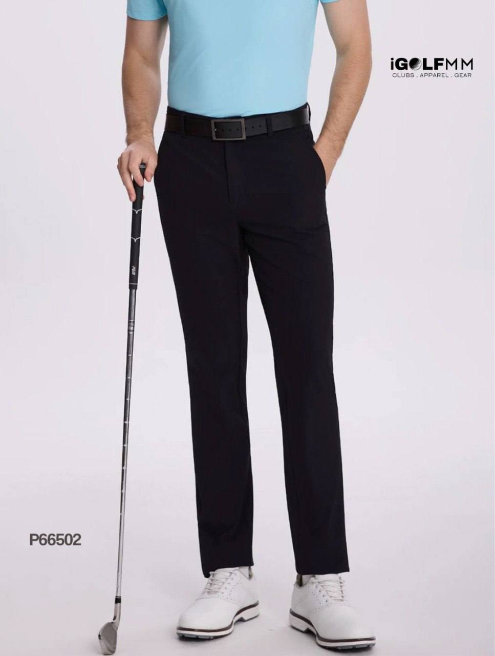 P66502 Azurrway Men’s Pinstripe Golf Pants