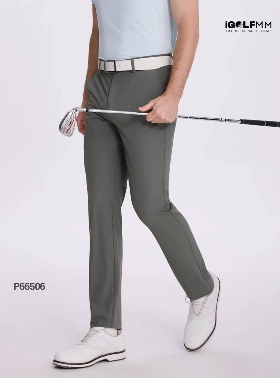 P66506 Azurrway Men’s Polyester Overlock Finish Golf Pants