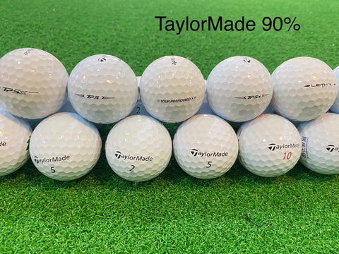 TaylorMade Used Golf Ball 90% TP5,TP5X