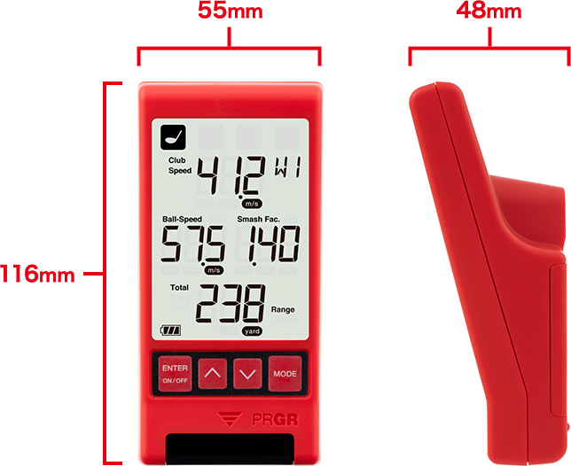 PRGR RED EYES HS130 Personal Golf Launch Monitor