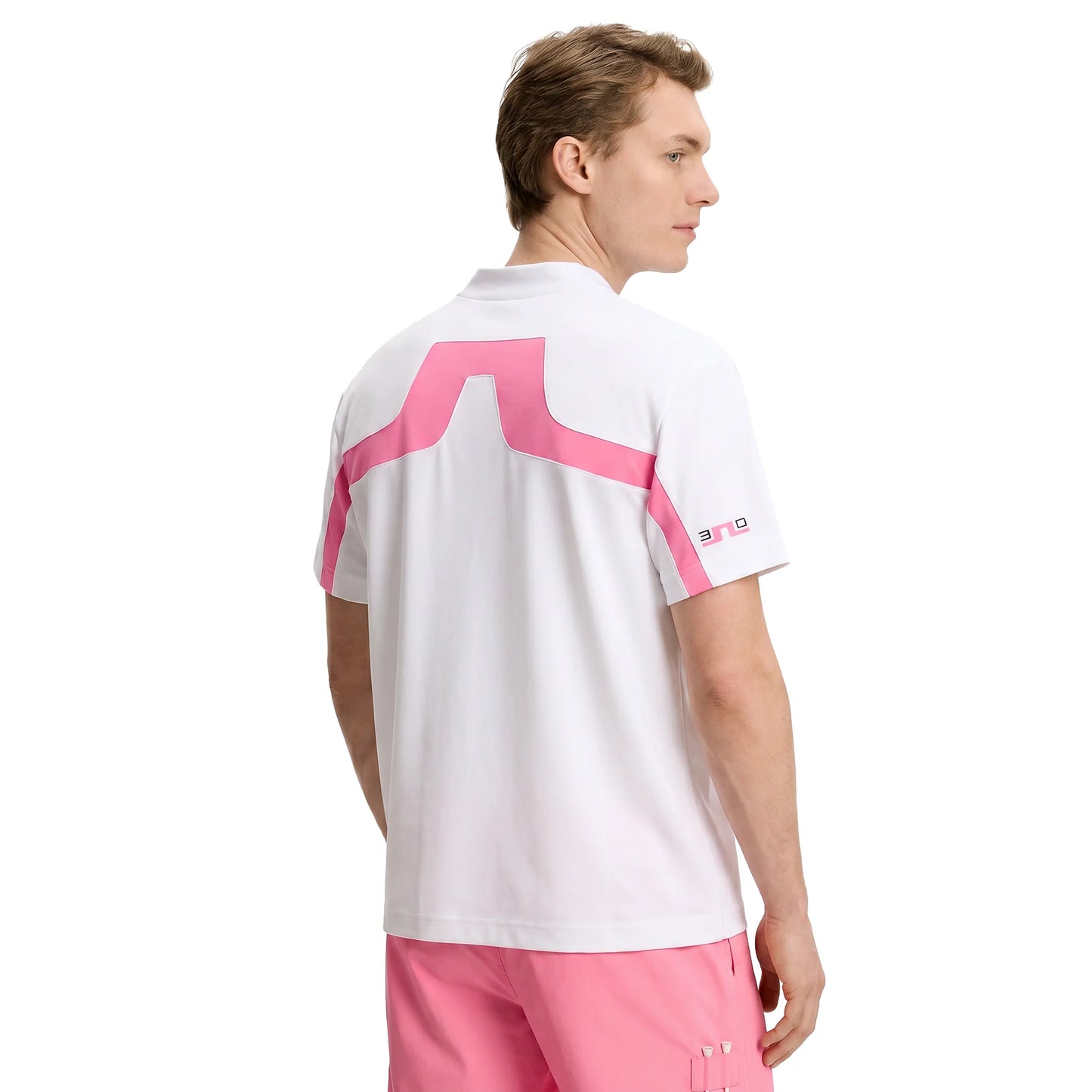 30Y Rory KV Mock Neck White | J.Lindeberg