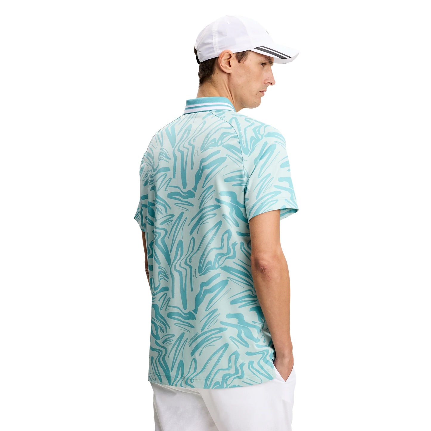 J.LINDEBERG GEORGE PRINT POLO  | GMJT15699-0592 Scribble Stillwater