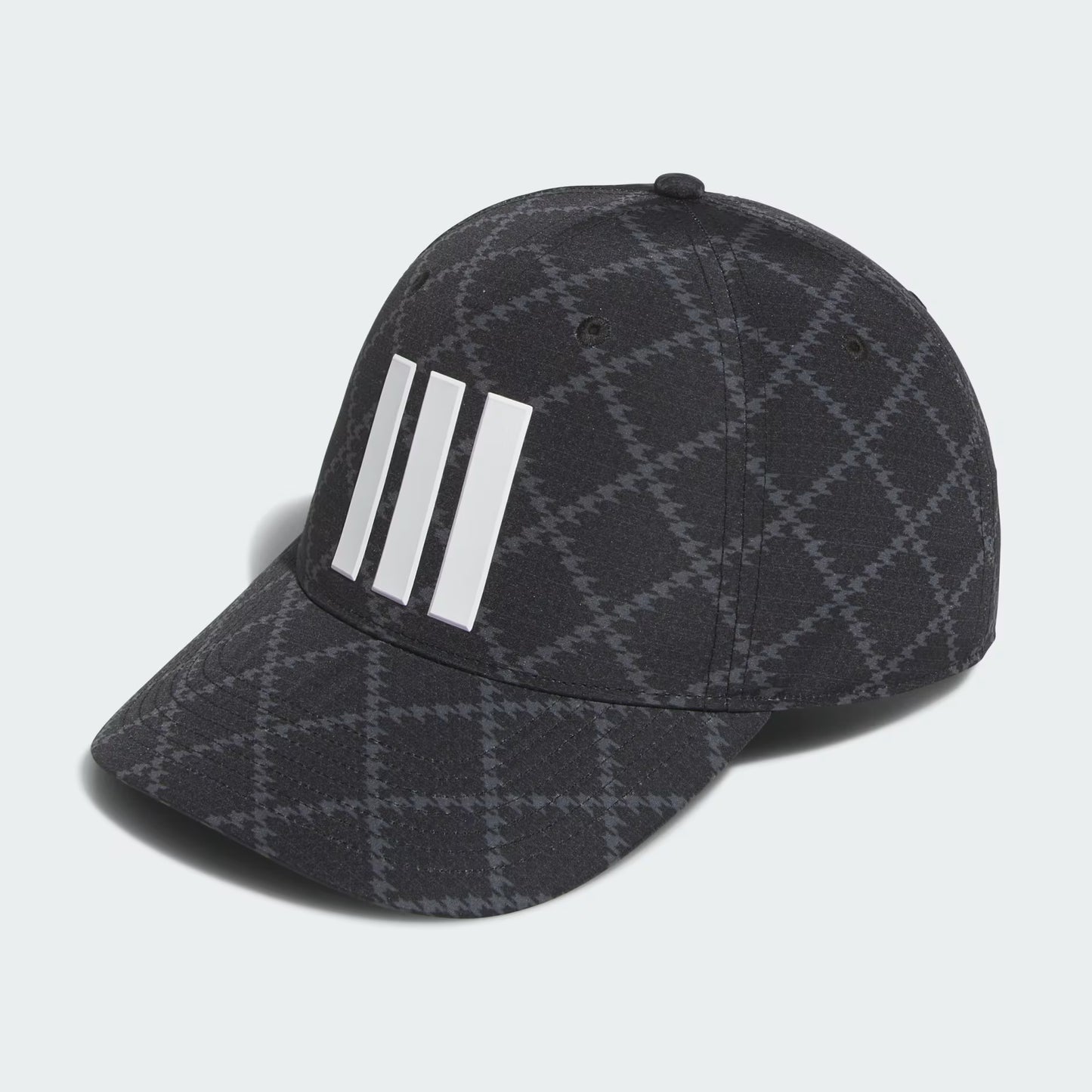 KB0493 3-Stripes Tour Houndstooth Print Hat Black | Adidas