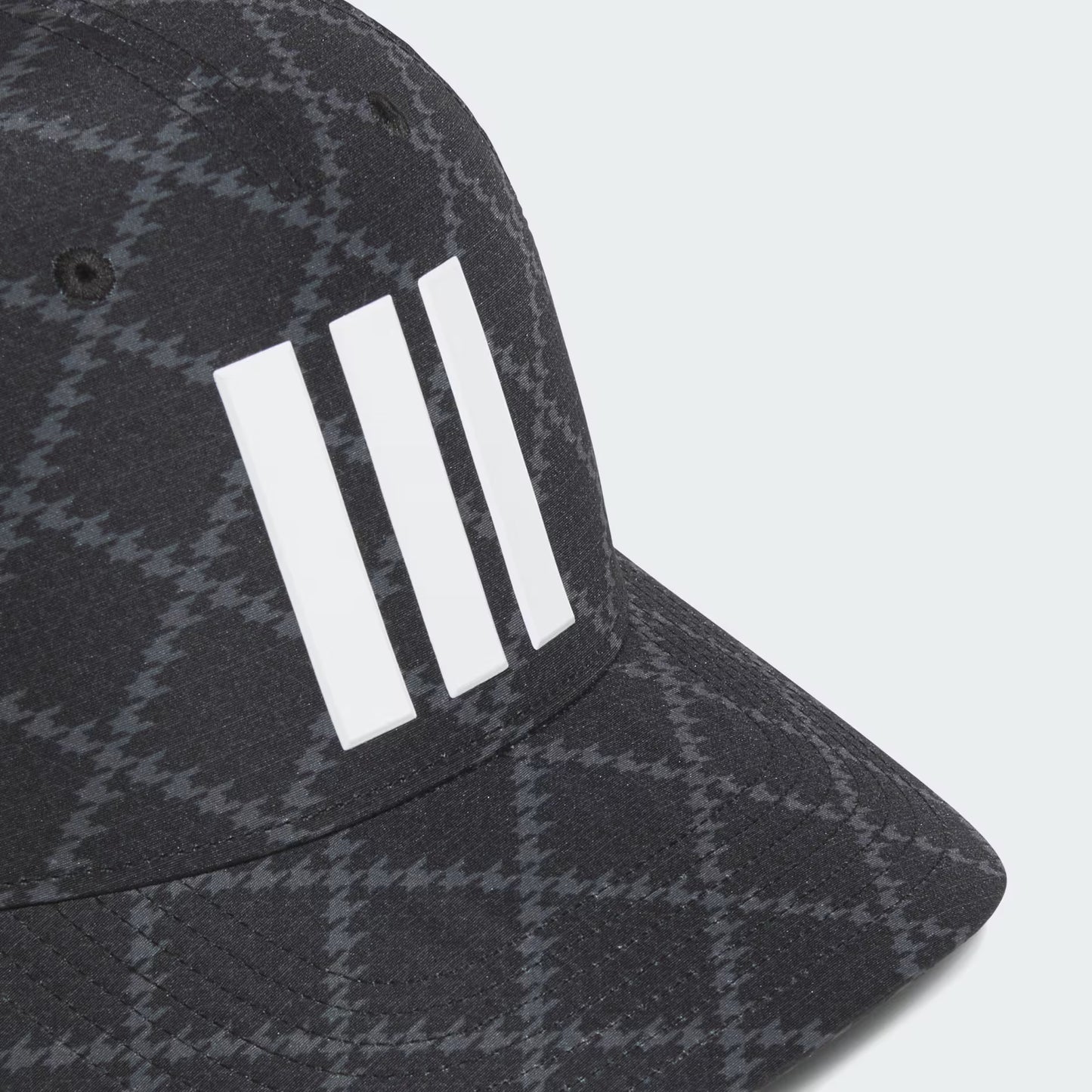 KB0493 3-Stripes Tour Houndstooth Print Hat Black | Adidas
