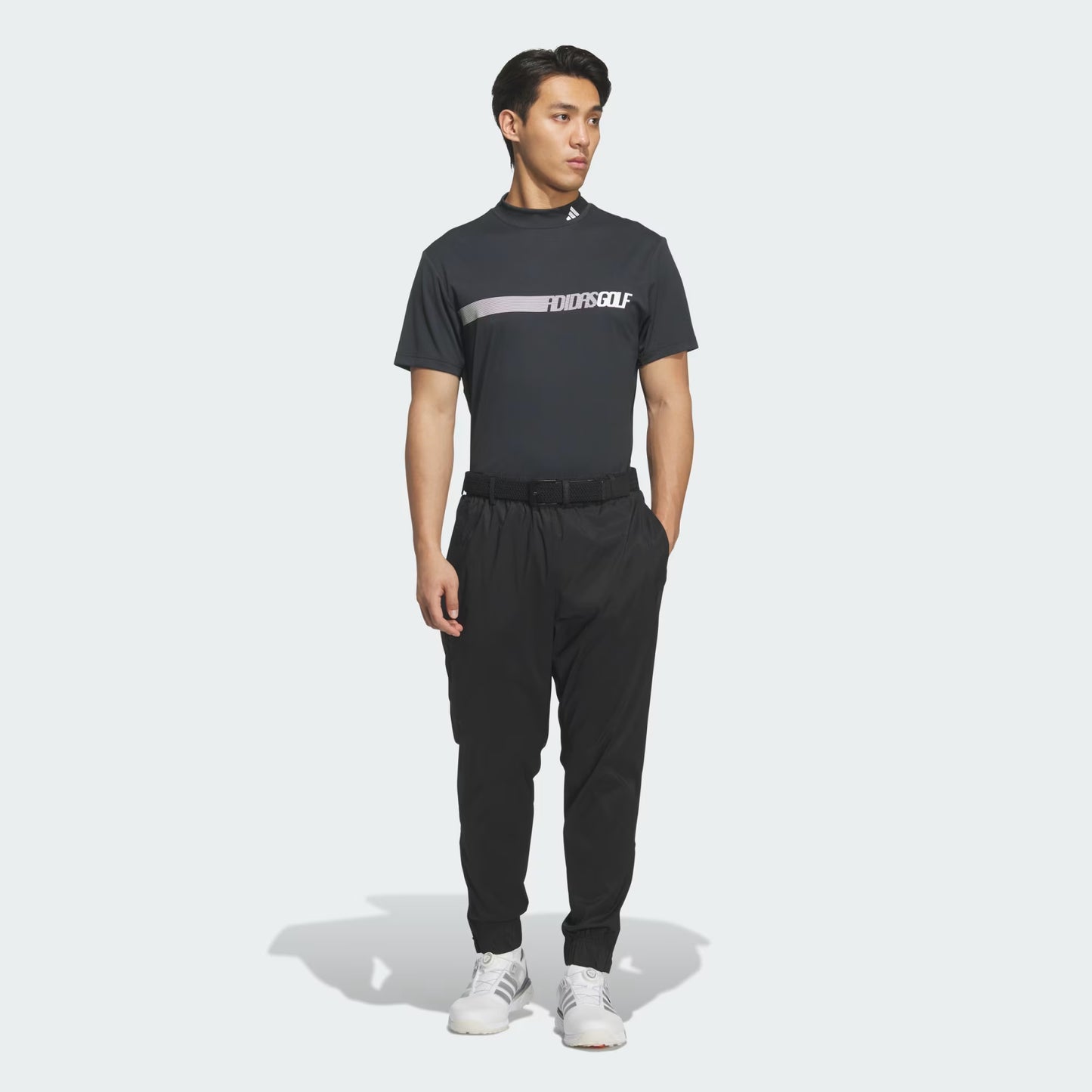 ADIDAS MOCK NECK SHORT SLEEVE POLO Shirt JY8221