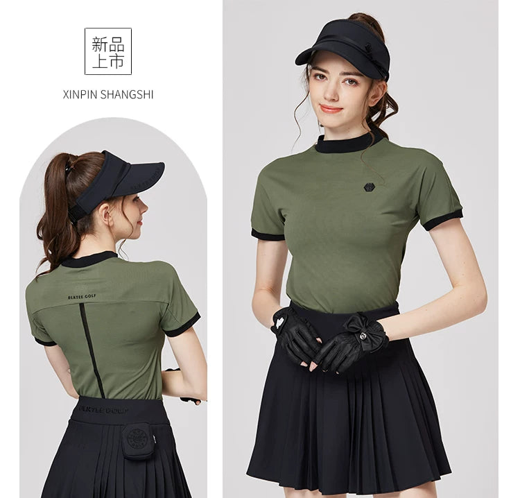BLKTEE Women’s Full-Mesh Performance Golf Tee | BG-26005