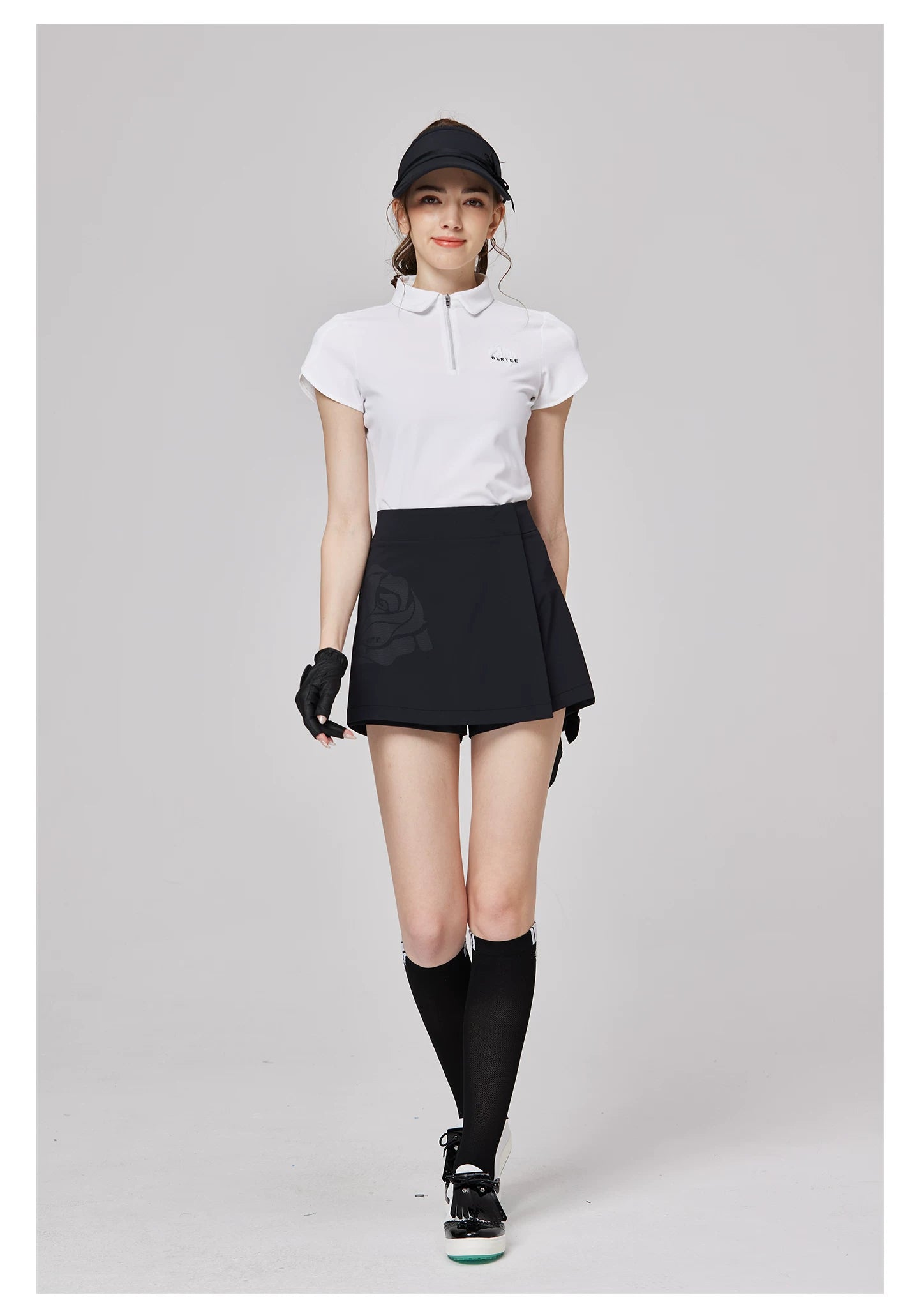 BLKTEE Women’s Embroidered Golf Polo | BG-26004