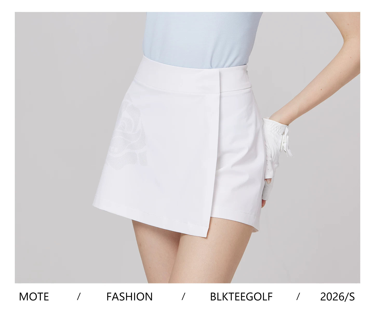 BLKTEE Women’s High-Waist Pocket Golf Skort | BG-26024
