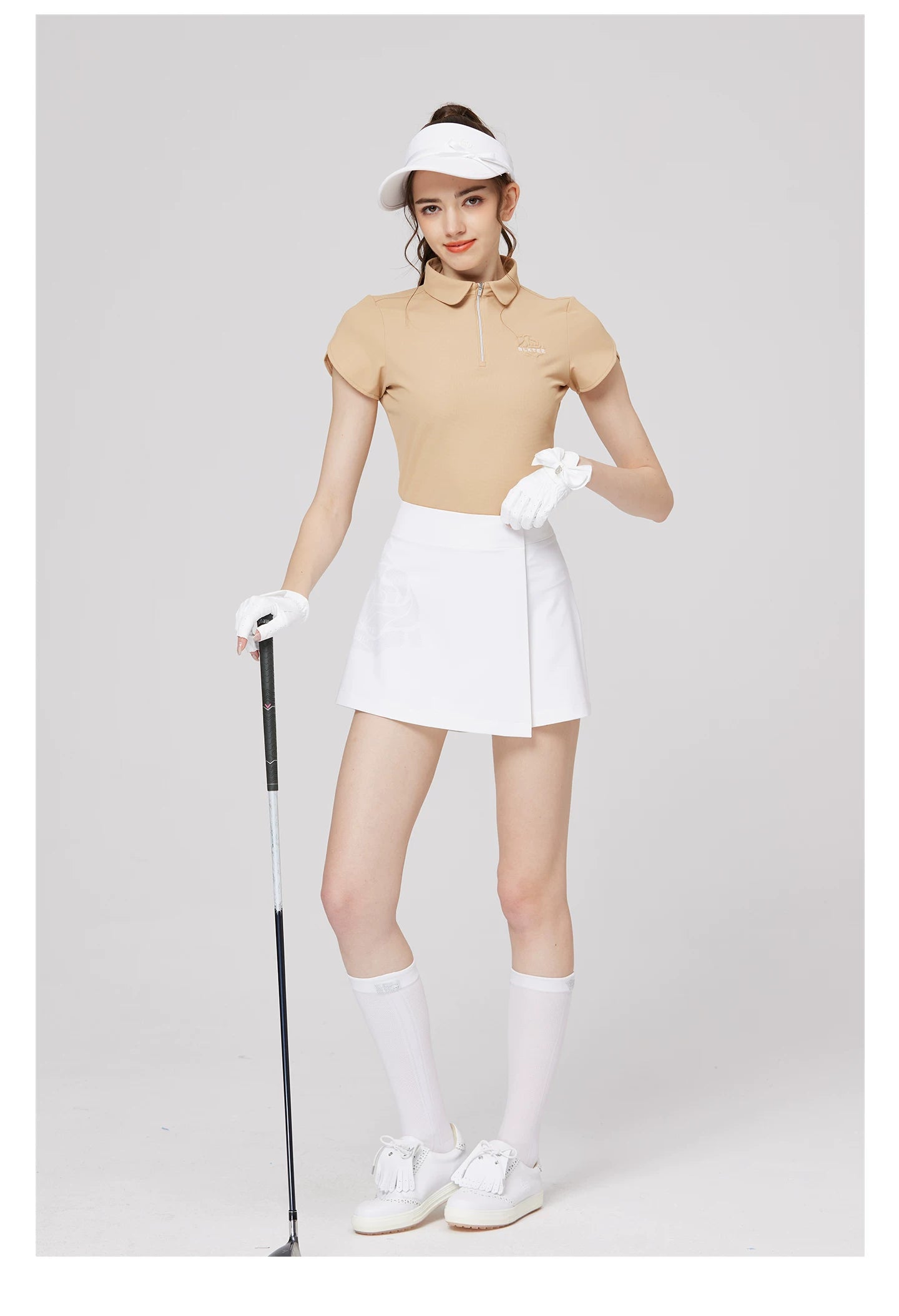 BLKTEE Women’s Embroidered Golf Polo | BG-26004