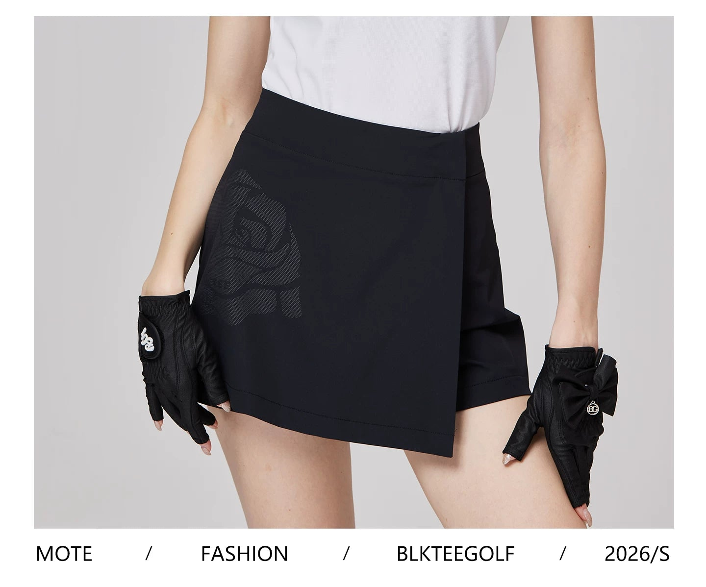 BLKTEE Women’s High-Waist Pocket Golf Skort | BG-26024