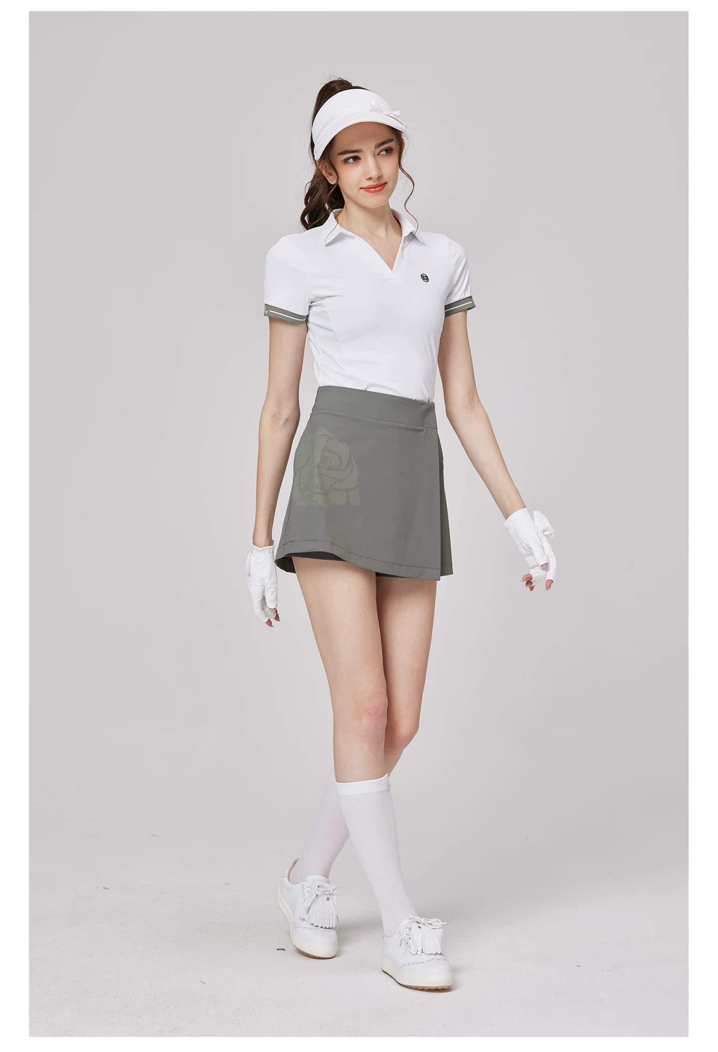 BLKTEE Women’s High-Waist Pocket Golf Skort | BG-26024