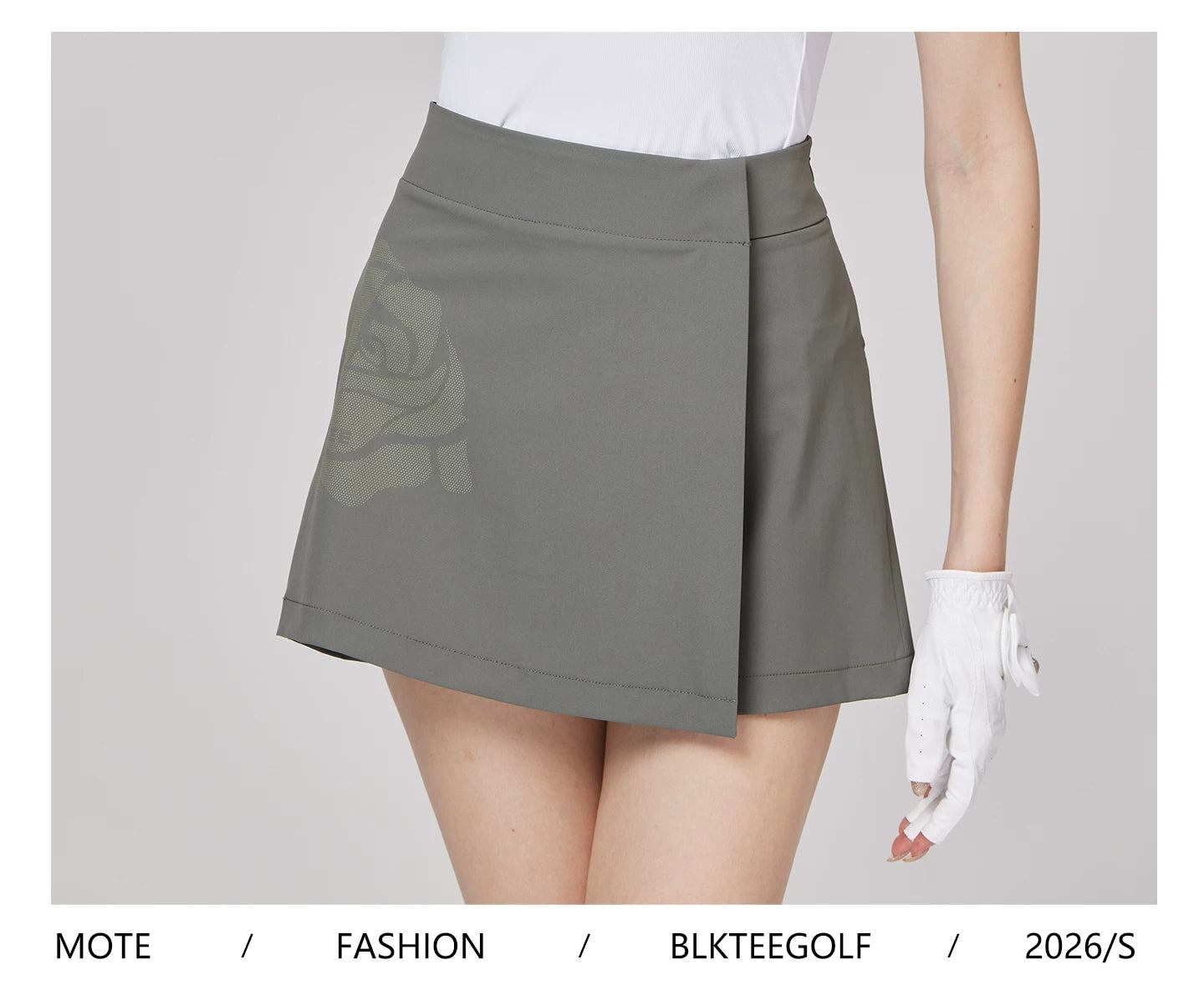 BLKTEE Women’s High-Waist Pocket Golf Skort | BG-26024