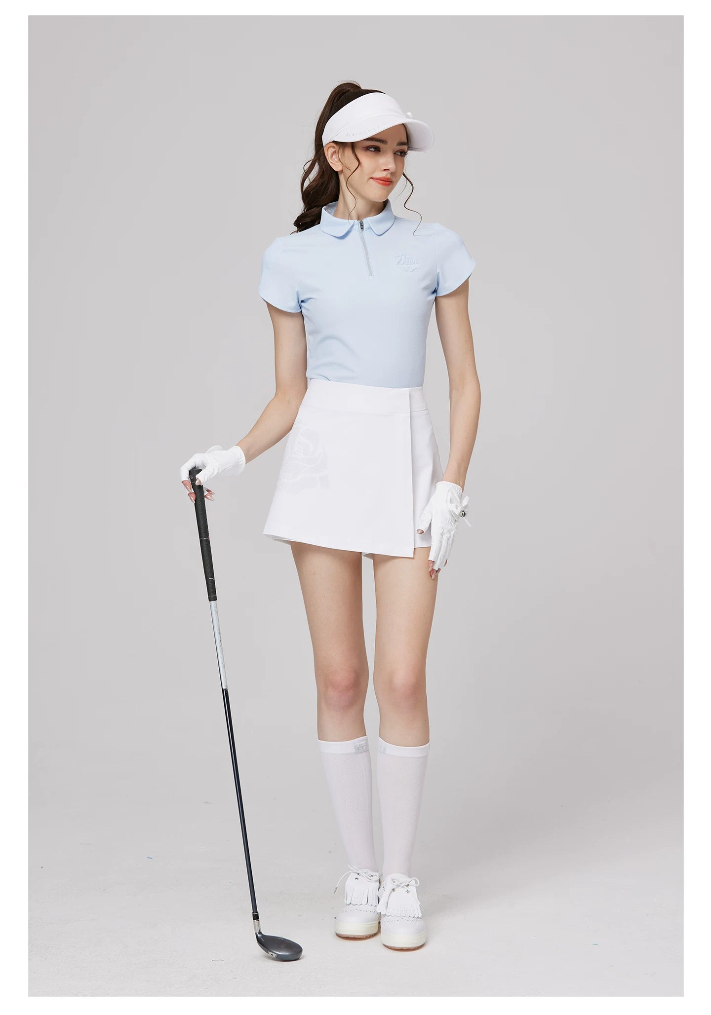 BLKTEE Women’s Embroidered Golf Polo | BG-26004