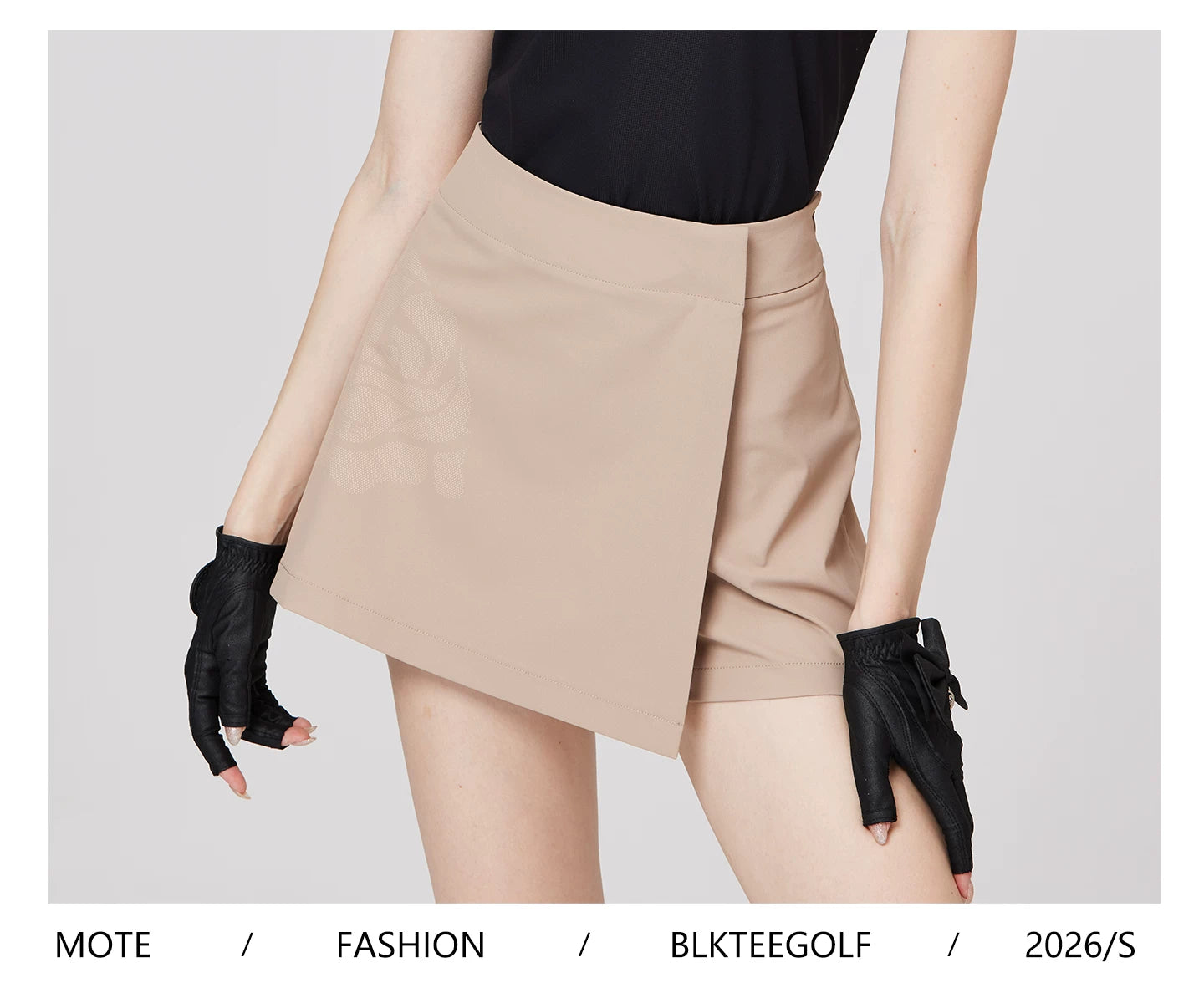 BLKTEE Women’s High-Waist Pocket Golf Skort | BG-26024
