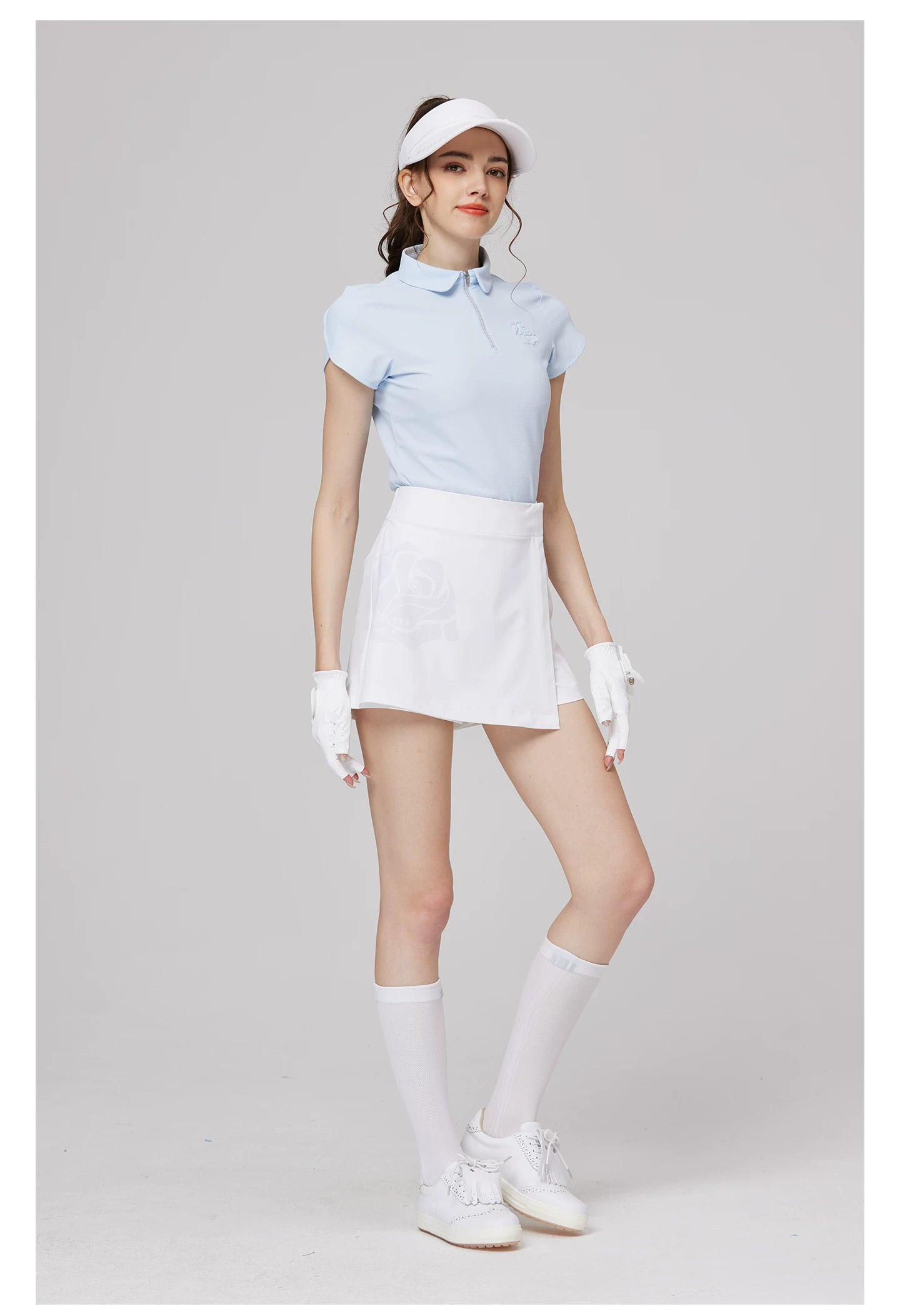 BLKTEE Women’s High-Waist Pocket Golf Skort | BG-26024