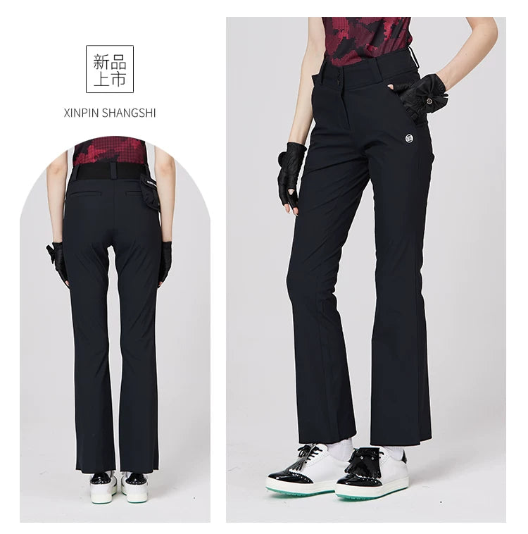 BLKTEE Women’s High-Waist Stretch Golf Pants | BG-26021