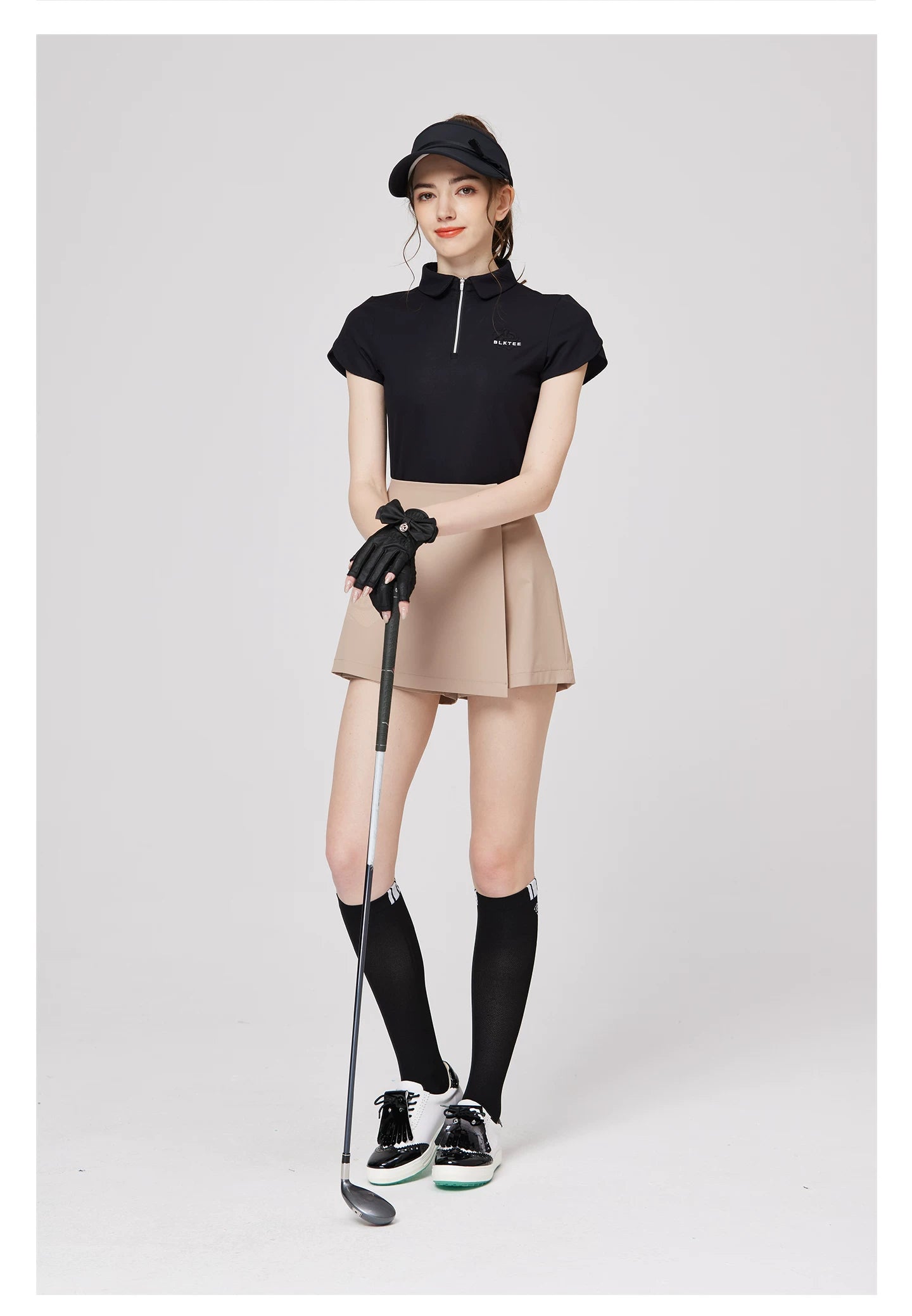 BLKTEE Women’s Embroidered Golf Polo | BG-26004
