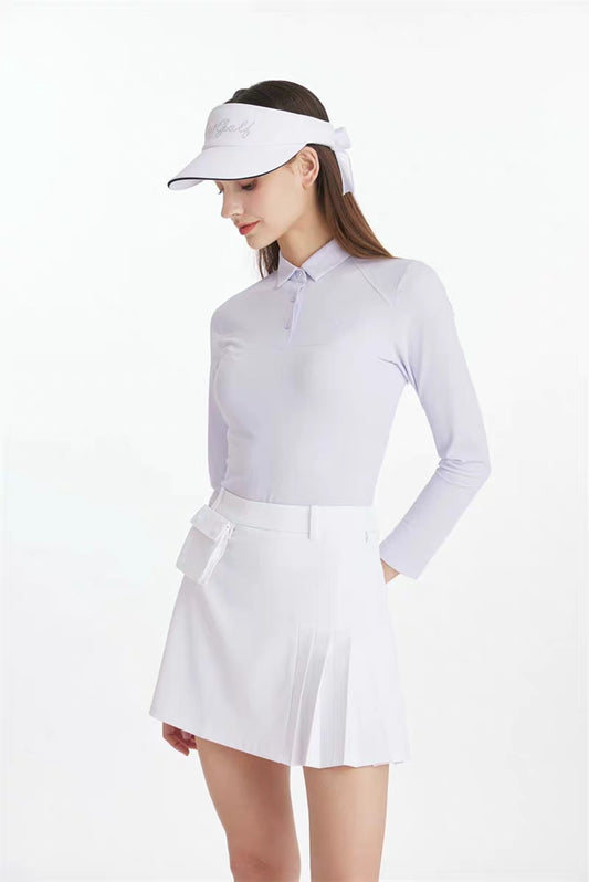 Azureway Golf Women’s Long-Sleeve Polo Shirt – AW-T62113