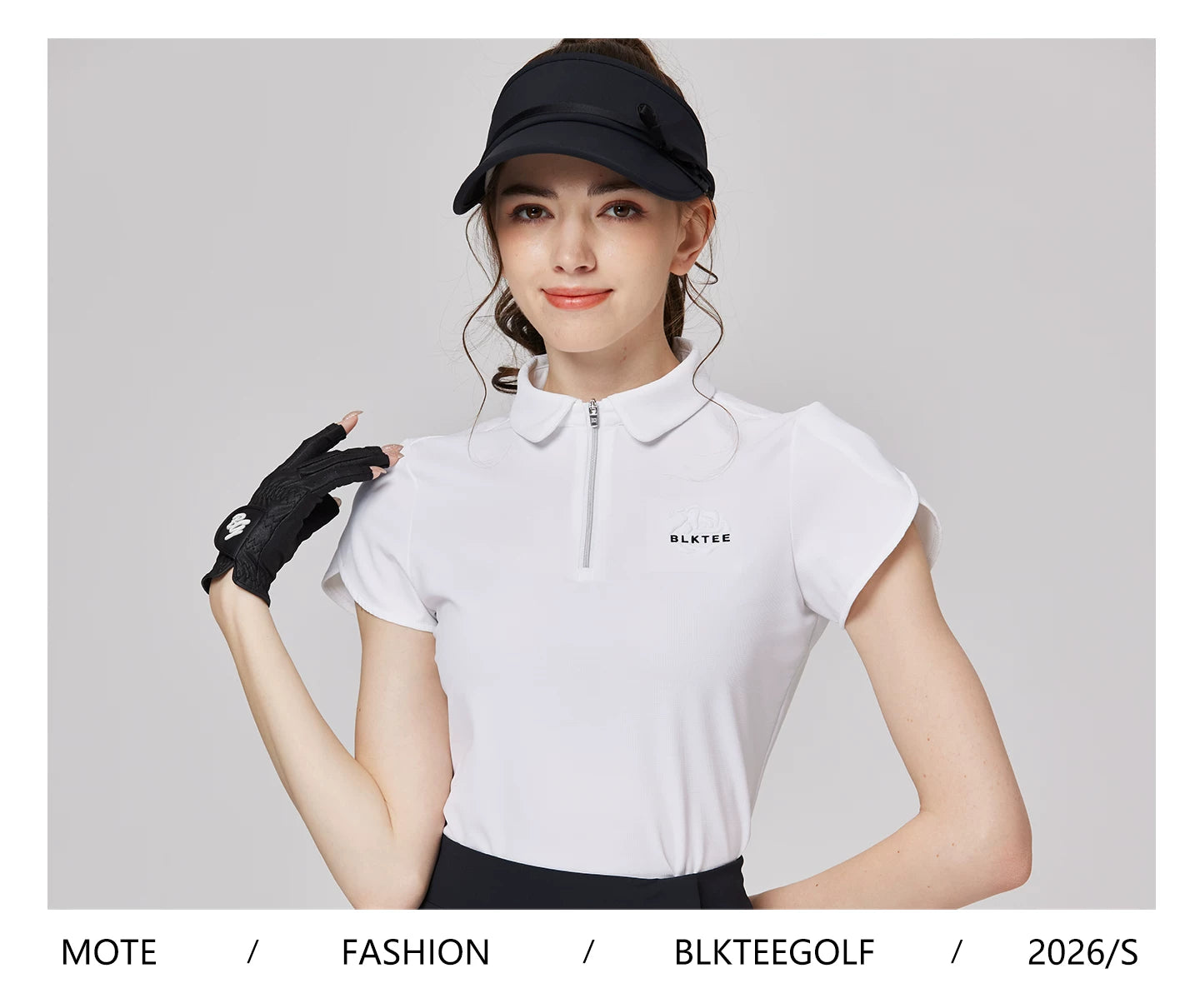 BLKTEE Women’s Embroidered Golf Polo | BG-26004