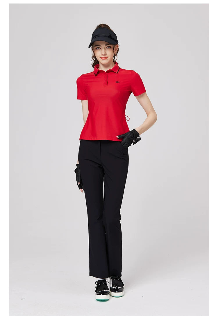 BLKTEE Women’s High-Waist Stretch Golf Pants | BG-26022