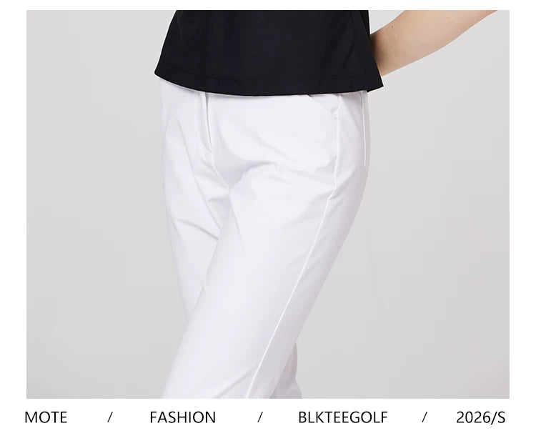 BLKTEE Women’s High-Waist Stretch Golf Pants | BG-26022