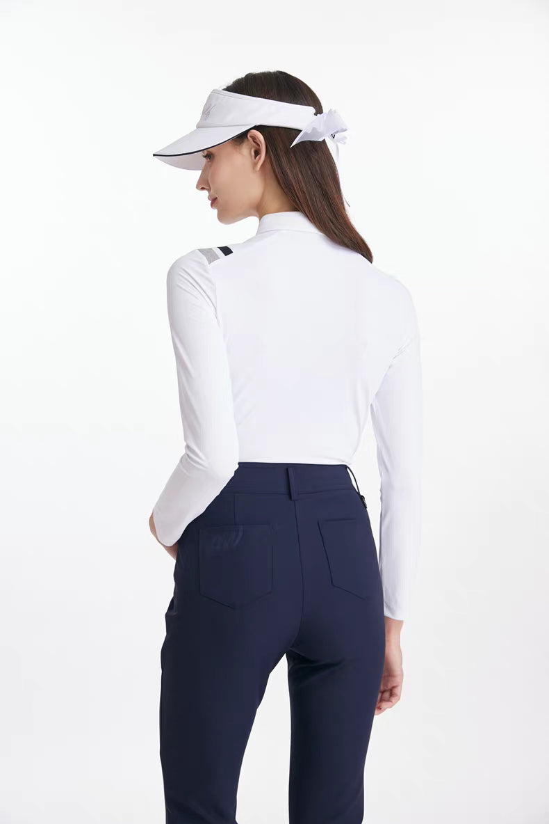 Azureway Golf Women’s Long-Sleeve Polo Shirt – AW-T62116