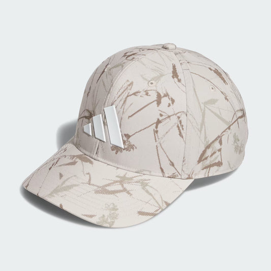 TOUR PRINT SNAPBACK HAT BEIGE | ADIDAS
