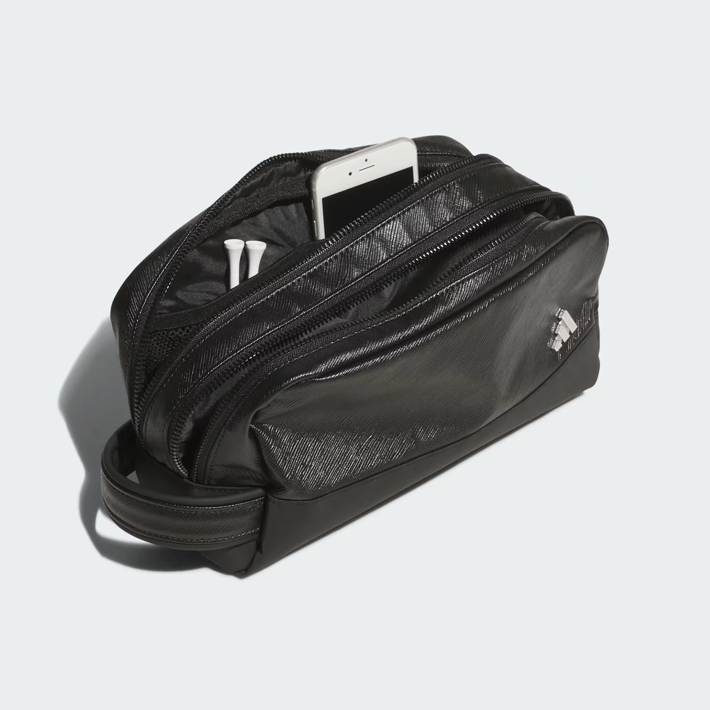 UNISEX PU LEATHER 2 ZIP POUCH  JZ4378