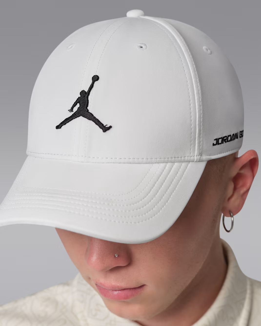 Jordan Club Dri-FIT Structured Golf Hat White