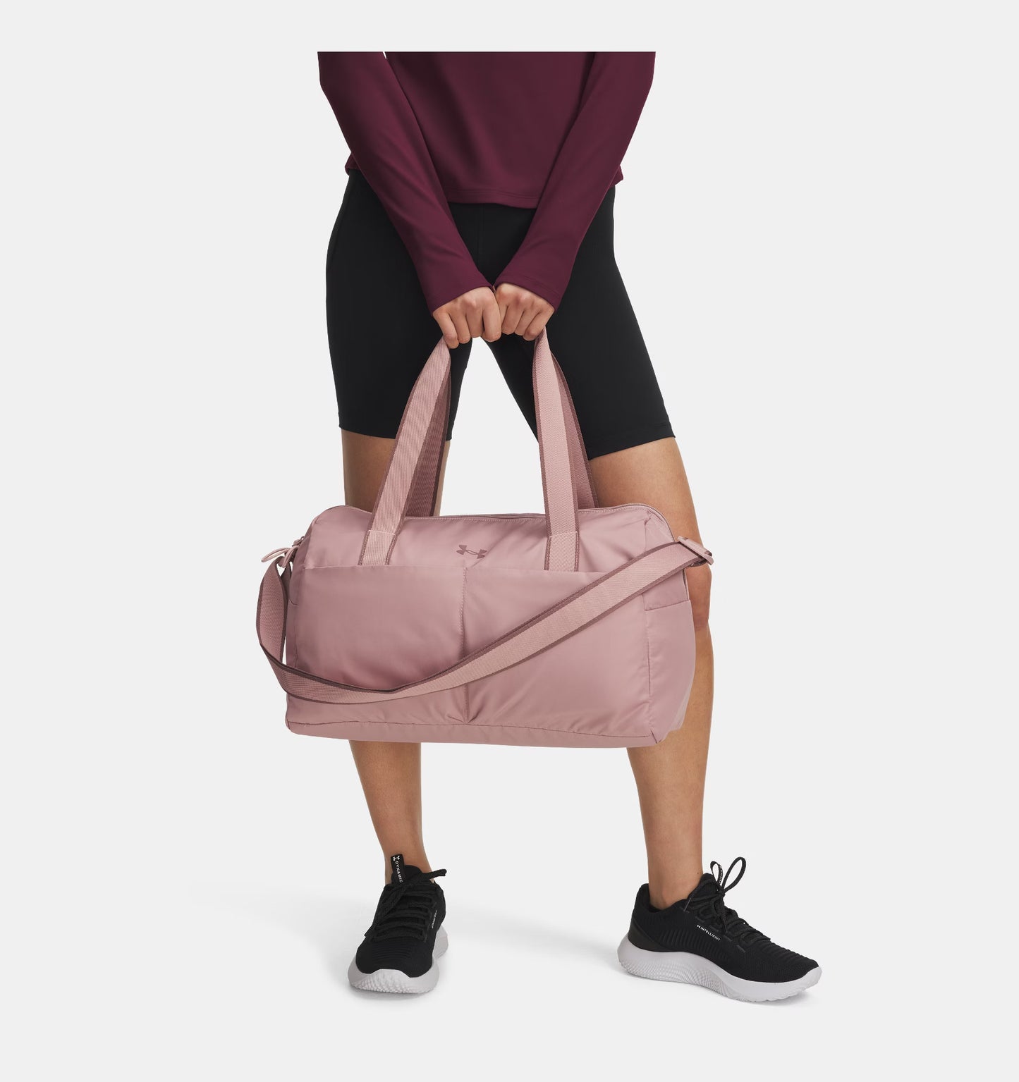 UA Studio Lite Duffle Tourmaline Pink / Maroon Mist - 673