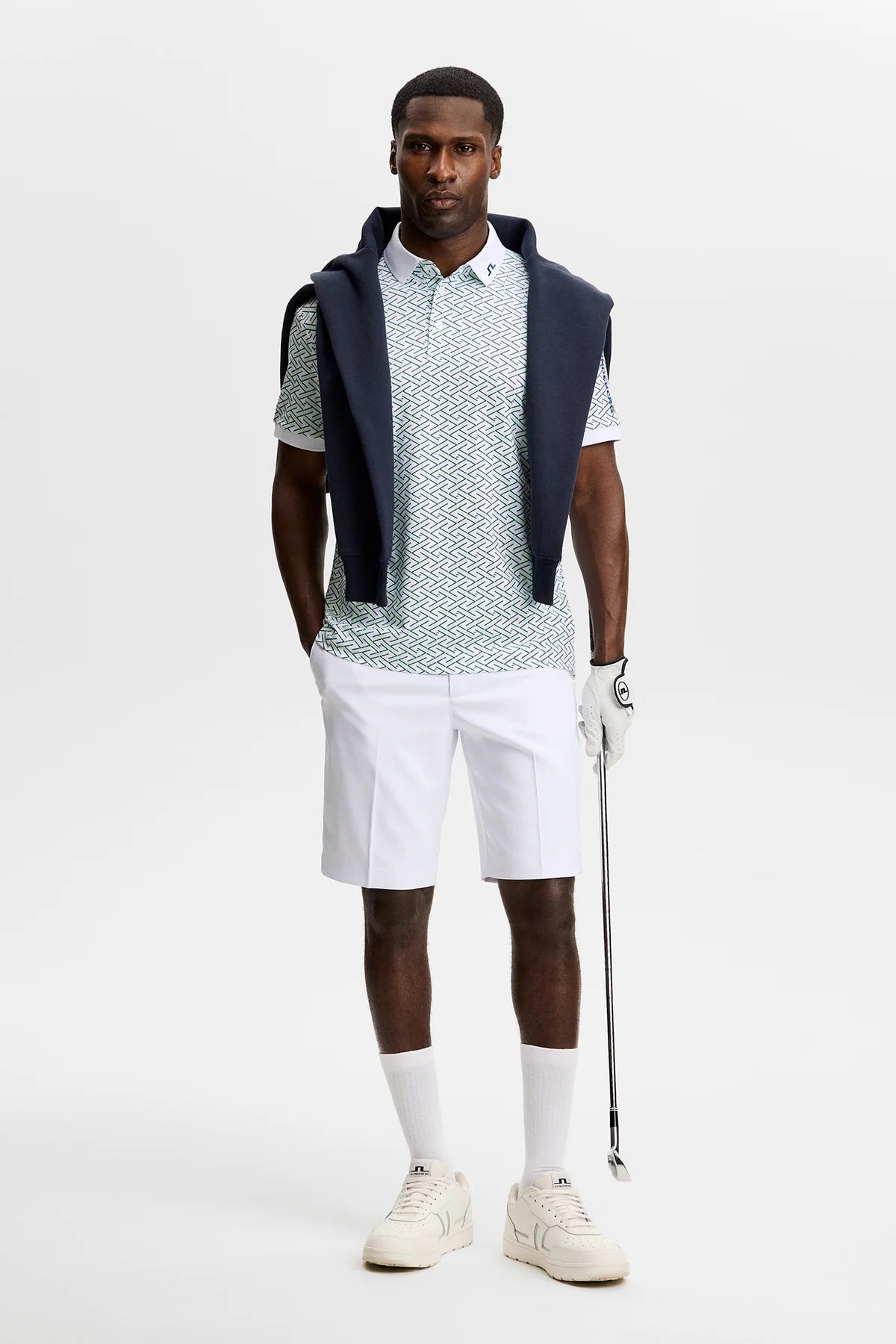 Tour Print | J.Lindeberg A062 Ladder White Bay