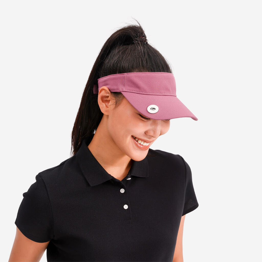 INESIS Ball marker golf visor, navy blue