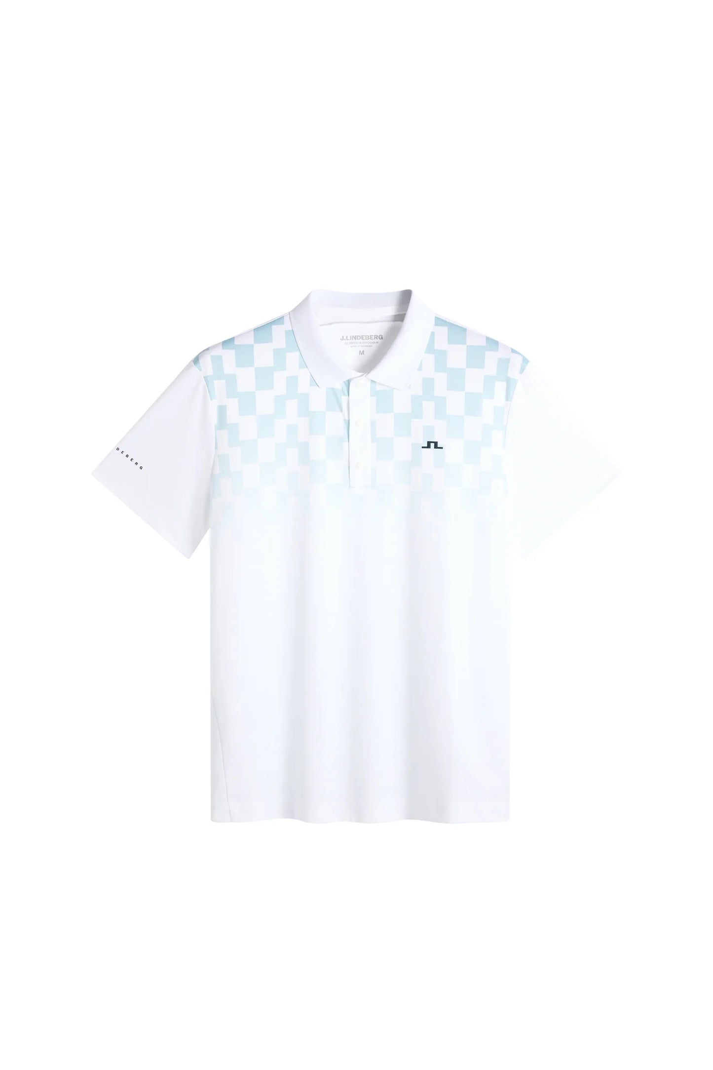 Finn Print Polo / Finn Fade White | J.Lindeberg