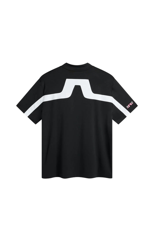 30Y Rory KV Mock Neck Black | J.Lindeberg