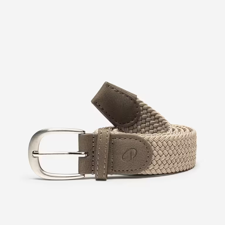 Elastic & stretchy braided golf belt | INESIS