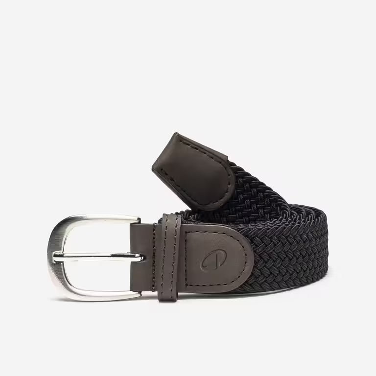 Elastic & stretchy braided golf belt | INESIS