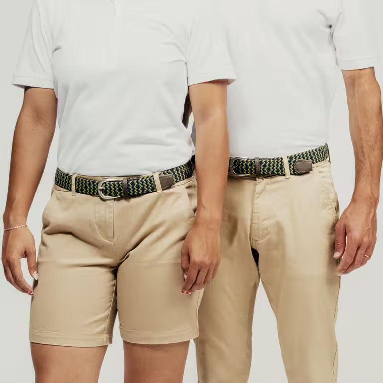 Elastic & stretchy braided golf belt | INESIS