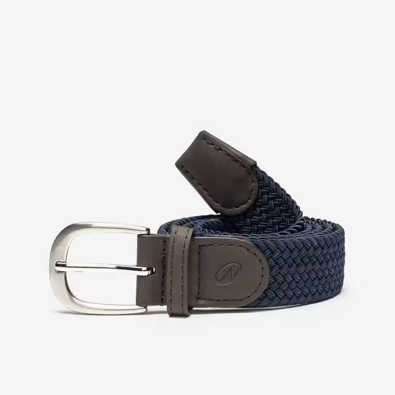 Elastic & stretchy braided golf belt | INESIS