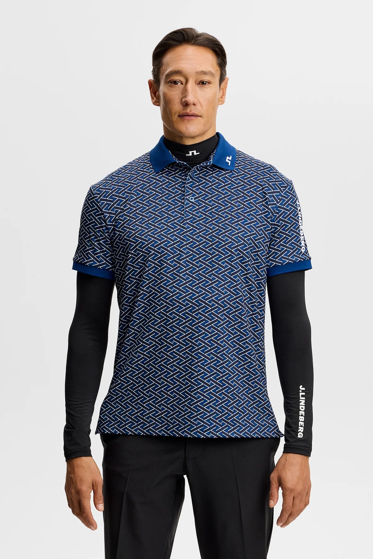 Tour Print | J.Lindeberg O613 Ladder Estate Navy S