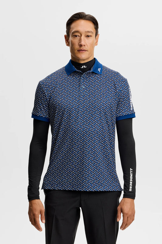 Tour Print O613| J.Lindeberg O613 Ladder Estate Navy S