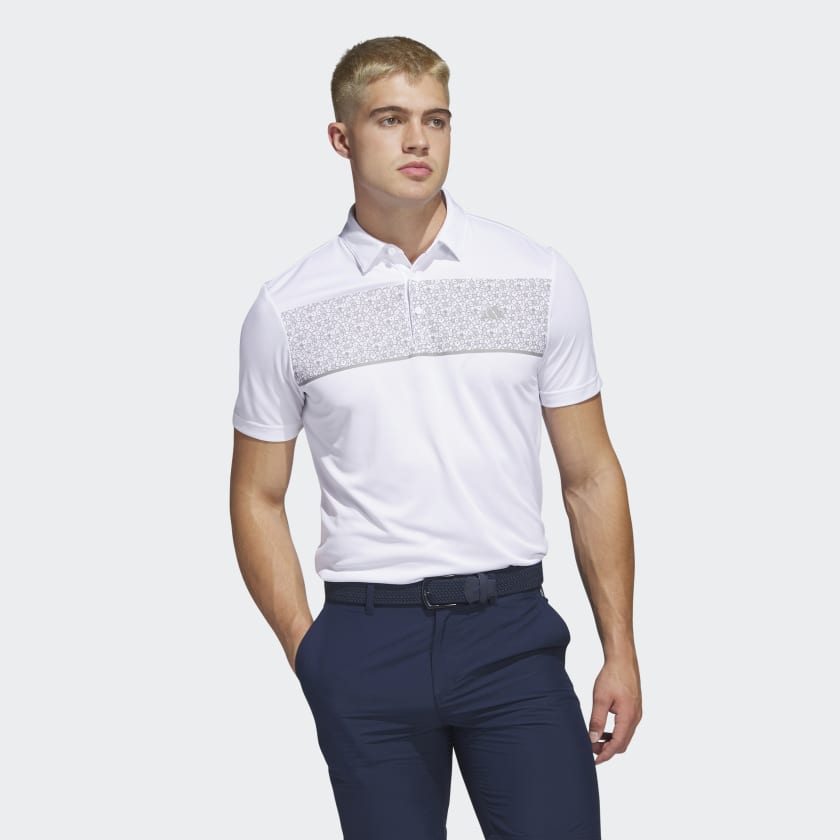 CHEST-PRINT POLO SHIRT | ADIDAS HR7991